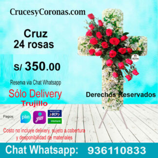 Cruz 24 rojas